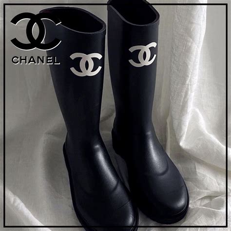 Chanel rain boots 2022